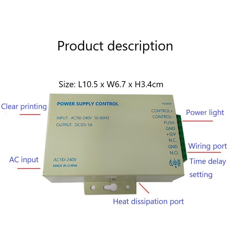 DC12V 5A 36W Voeding Controll  - Dc Power Supply 12V recensie en prijs