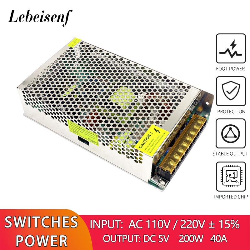 110/220V AC naar DC 5V 40A 200 - Smps Power Supply recensie en prijs