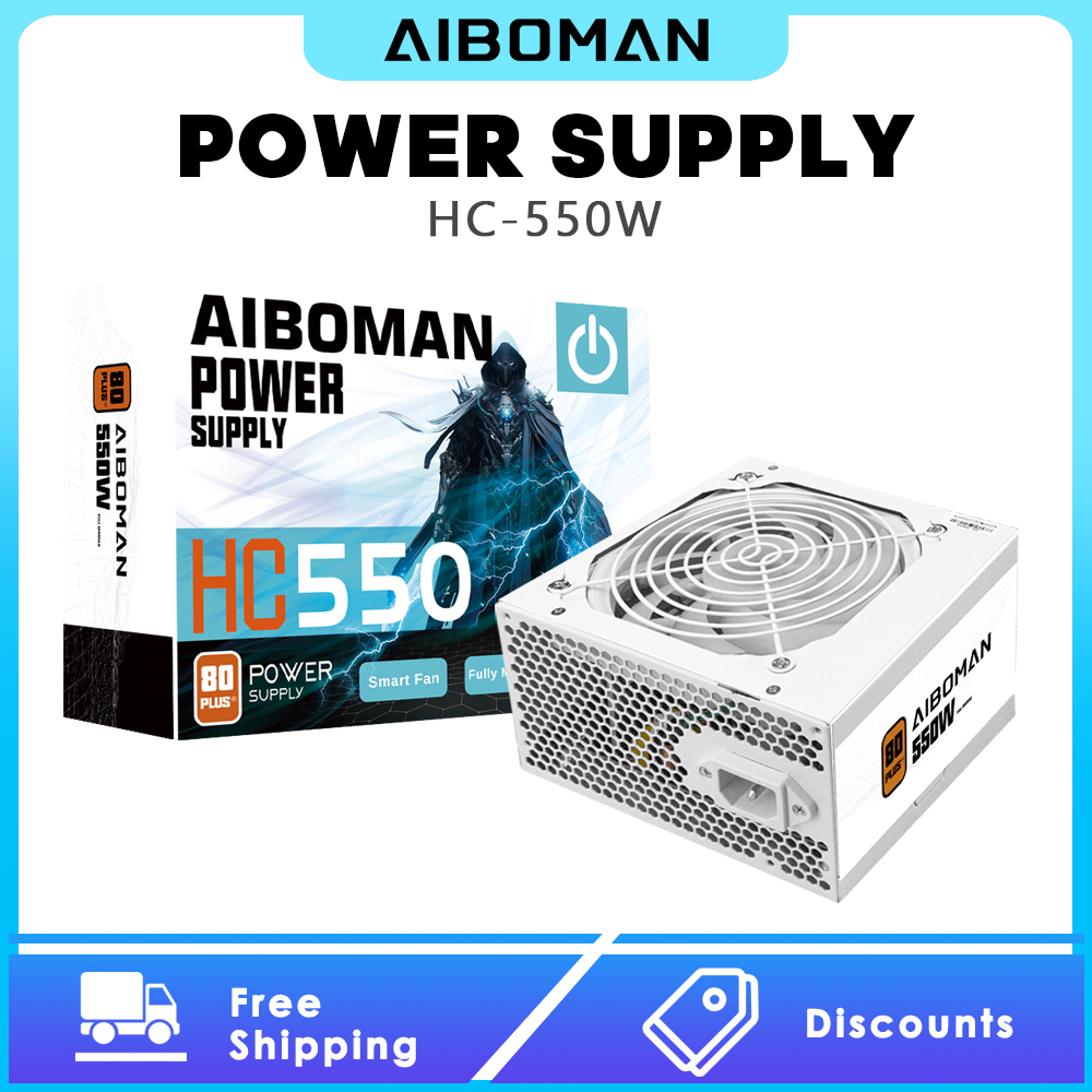 AIBOMAN Voeding 550W 80PLUS Br - Power Supply 750W recensie en prijs